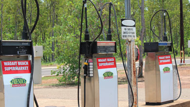 Fuel at Wagait Beach